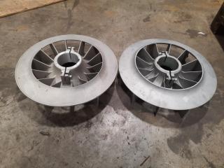 Pair of Cast Steel Generator Fans