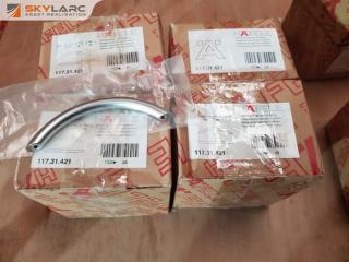 4 Boxes of New Hafele Metal Drawer Handles