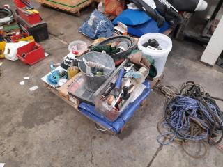 Pallet of Assorted Workshop Supplies