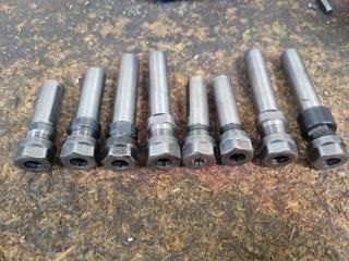 8 x Collet Tool Holders 