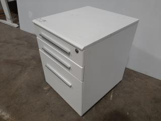 White 3 Drawer Set