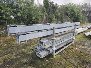 Assorted Galvanized Steel Channels and Trusses