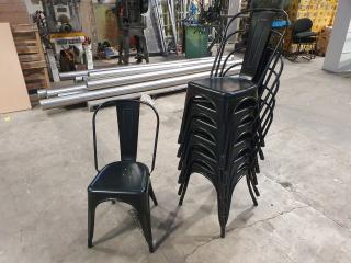 7 Stackable Chairs 