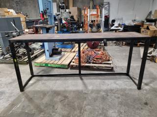Heavy Duty Steel Workshop Table