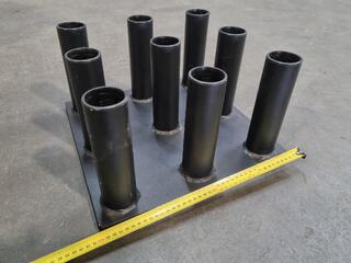 XLR8 9-Bar Vertical Bar Holder Rack