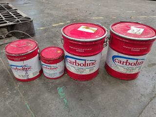 Assorted Carboline Branded Industrial Coatings