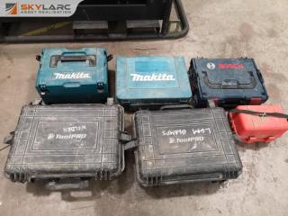 6x Assorted Empty Power Tool Cases