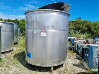 7000 Litre Stainless Tank 
