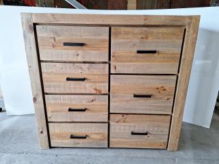 Rustic Style Wooden Bedroom Drawers from Stoke Furniture