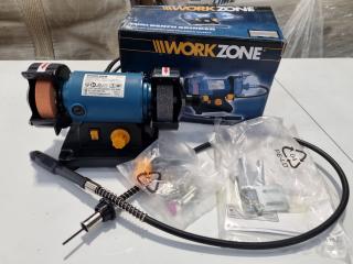 WorkZone Mini Corded Bench Grinder