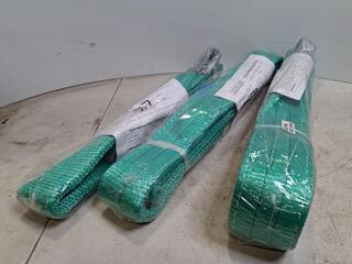 3 Flat Webbing Slings 