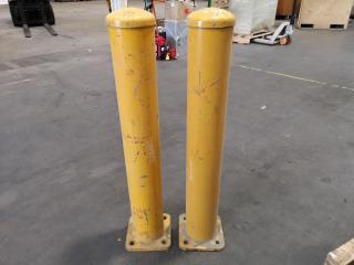 Pair of Heavy Duty Industrial Safety Bollards