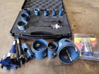 Assorted Hole Saw Components & Kit