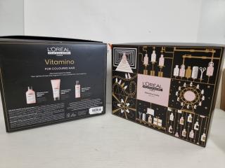 2 Loreal Vitamino Gift Sets for Coloured Hair