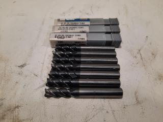 10 x Iscar (EC-B3 08-19C08E63 IC900) Flatnose Endmills