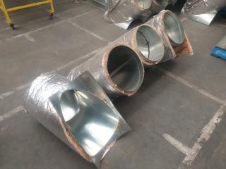 4 x 350mm Duct Fittings