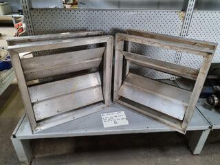 2x Aluminum Shut Off Vent Assemblies