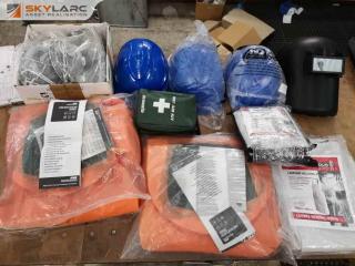 Assorted Workshop Safety & Welding Gear, Hats, Suits, & More