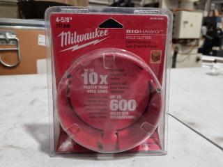 Milwaukee BigHawg 117mm Hole Cutter, New