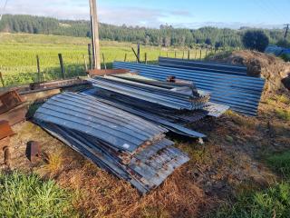 Large Lot of Reclaimed Corrugated Sheets