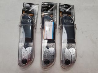 3x Silky Pocketboy Professional Folding Saw