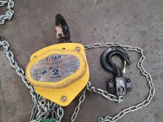 Titan 2 Tonne Chain Hoist