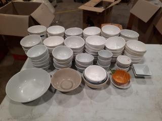 Large Set of Rice/Sauce/Dipping Bowls