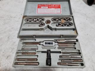 Vintage Tap & Die Set, W and NF Sizes