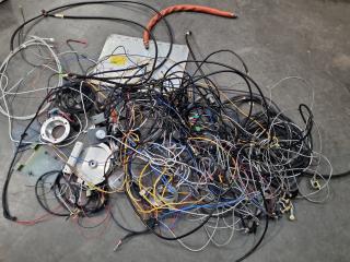 Assorted Aircraft Wires, Cables, Parts  Components