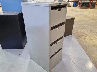 Precision 4-Drawer Steel File Cabinet