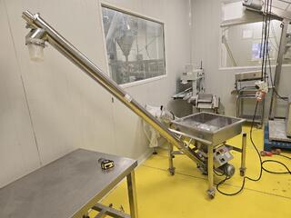 Stainless Steel Auger Conveyor with Hopper