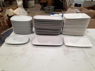 Large Assortment of Platters (59 peices)