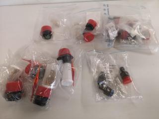 Assorted Souriau & Amphenol Socapex Cabling Connectors