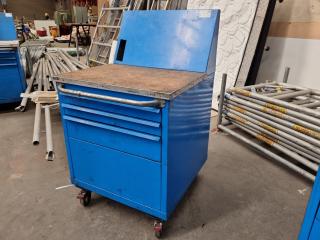 Steel Mobile Workbench Cabinet by Maxim