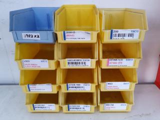 12 Lamson Storage Parts Bins - Size 5