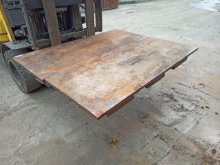 2 x Plate Steel Pallets