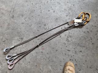 4-Leg Lifting Cable Assembly, 1500kg Max Capacity