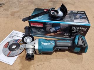 Makita 125mm 18V LXT Angle Grinder, New