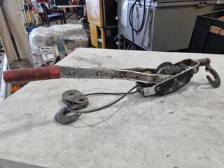Hand Cable Puller Wench