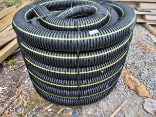 Roll of 160mm Drainage Pipe