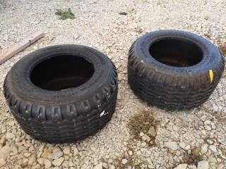 2x Alliance 320 Value Plus Agricultural Tyres, Size 15.0/55-17