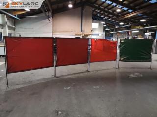 4x Industrial Welding Screens