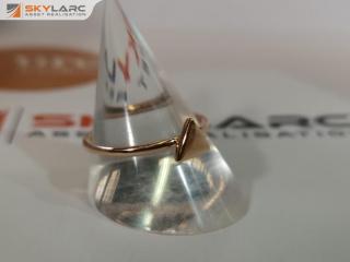 Triangle Ring | 18k Rose Gold Vermeil | KIRSTiN ASH