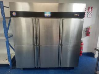 Large Stainless Commerical Fridge/Freezer