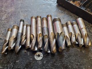 14x Assorted Milling Cutters