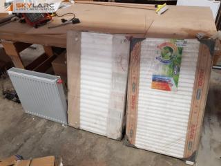 3 x Heating System Water Radiators