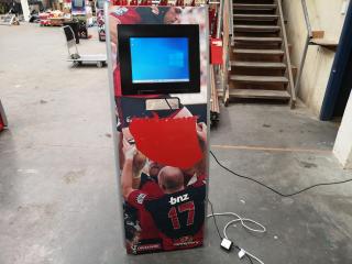 Mobile Retail Event Kiosk w/ LCD Touch Screen Monitor