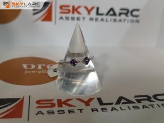 Double Princess Cut Stack Ring | Amethyst Purple | MJJ for ORE