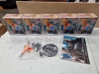 5x Vibration Stars Uzumaki Naruto Anime Figures, New