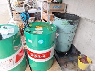 Castrol HYSPIN AWS 32 200L Drum With Dispensor (Half Full)